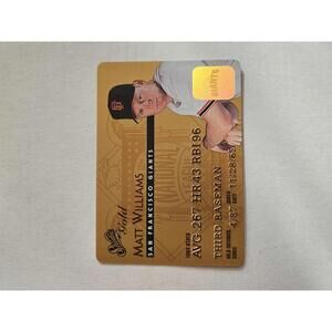 Matt Williams - 1995 STUDIO GOLD insert #24 of 50 RAW Mint